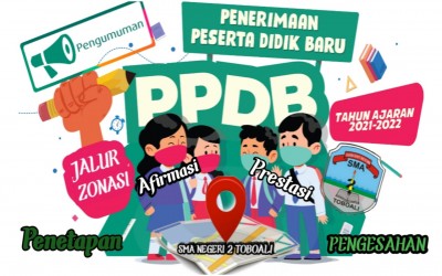 HASIL PENETAPAN PENGESAHAN PPDB JALUR AFIRMASI, PRESTASI, DAN ZONASI SMA NEGERI 2 TOBOALI