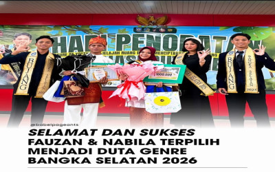 SMA Negeri 2 Toboali Borong Gelar Juara Duta Genre Bangka Selatan 2026